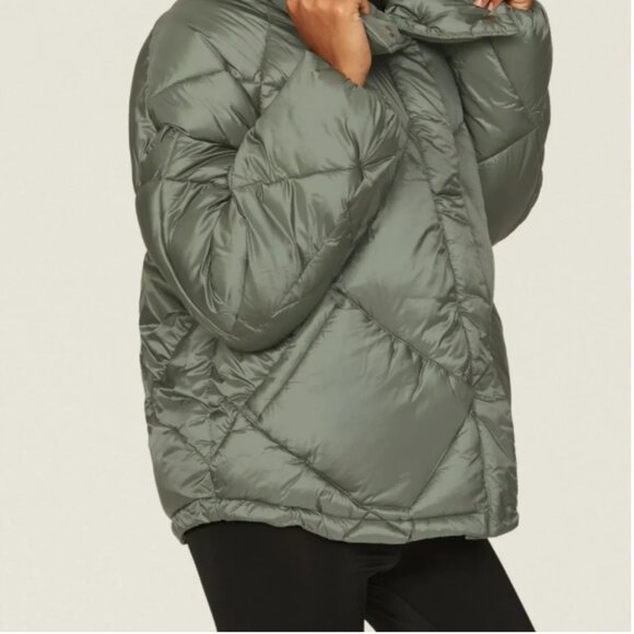 OOF Wear Quilted Duvet‑Style Coat – Green – IT44 / US 8 – NWOT - Picture 6 of 7